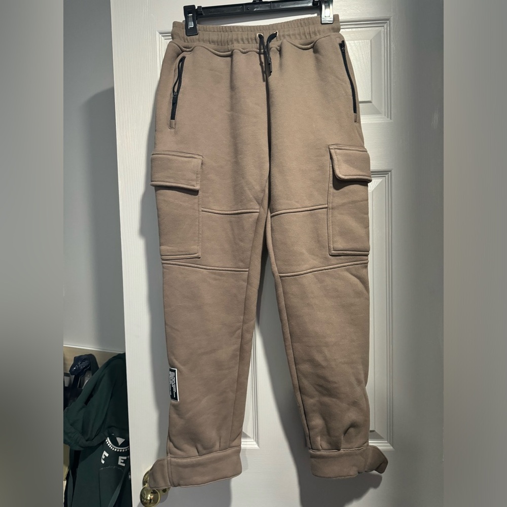 ASRV tan joggers- size small